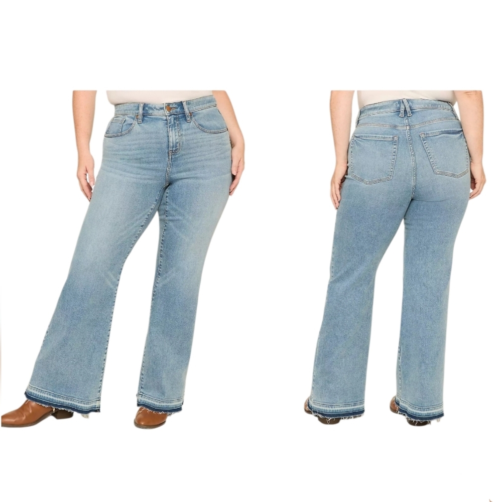 Lane Bryant mid rise Signature Fit Dream Feel Flare Jean